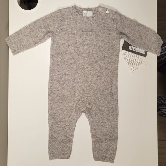Nordstrom Baby Other - BNWT Nordstrom 100% Cashmere Onesie - 3 Months